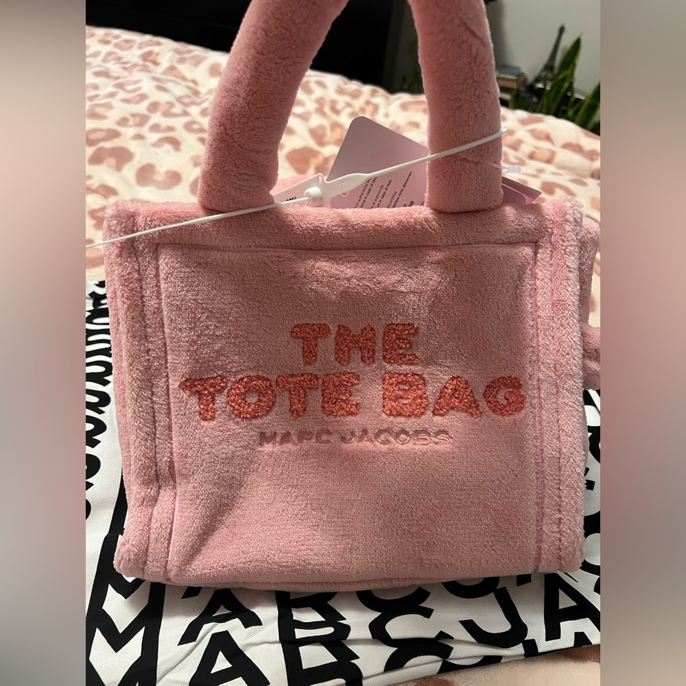 Marc Jacobs The Small Terry Tote Bag - Pink NWT